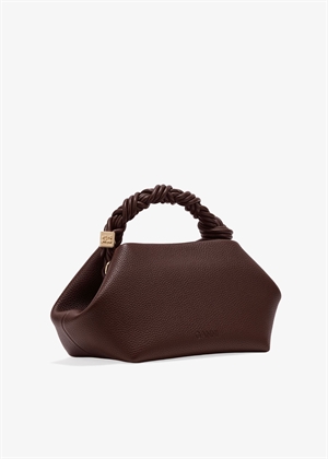 Ganni Bou Small Grained bag Chicory Coffee A7274 Ganni 